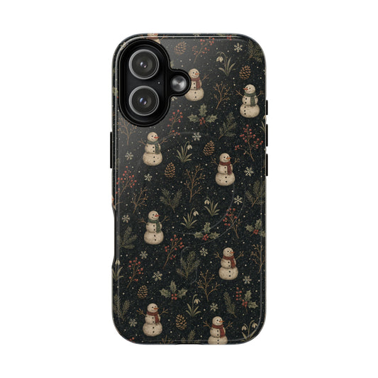 Midnight Snowmen Magnetic Case