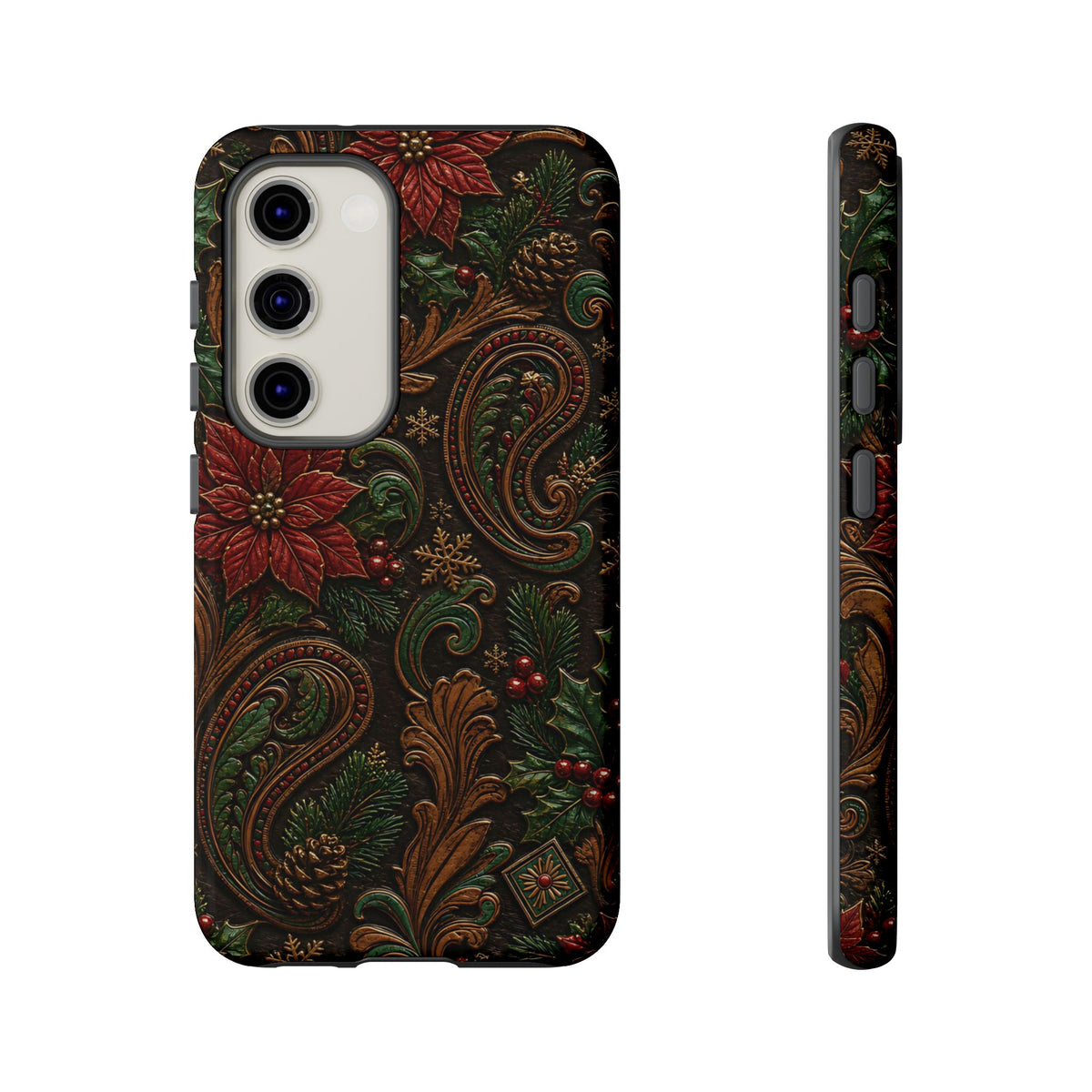 Carved Christmas Paisley Tough Case