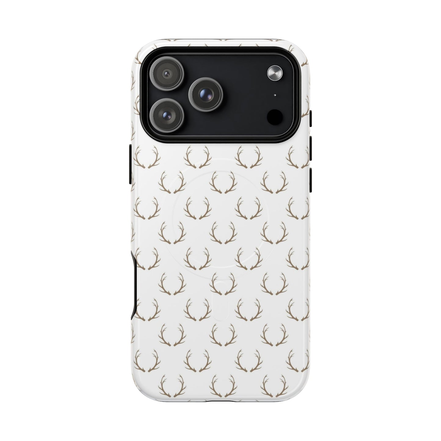White Antlers Magnetic Case