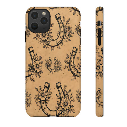 Floral Horseshoes Tough Case