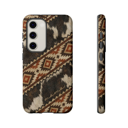 Cowhide Aztec Mama Tough Case