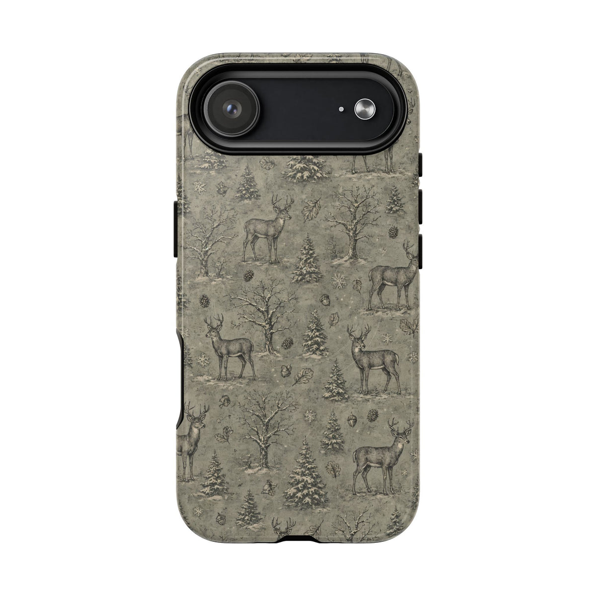 Etched Winter Buck Magnetic Case