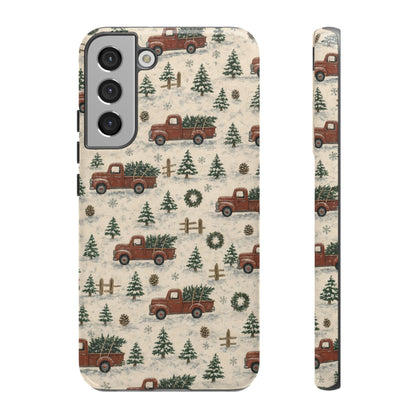 Red Truck Tree Farm Tough Case