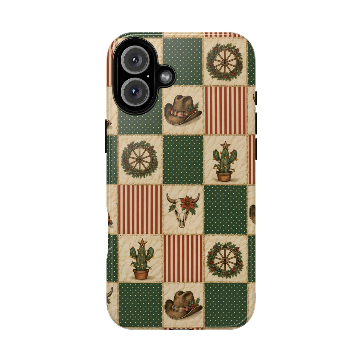 Western Christmas Sampler Tough Case
