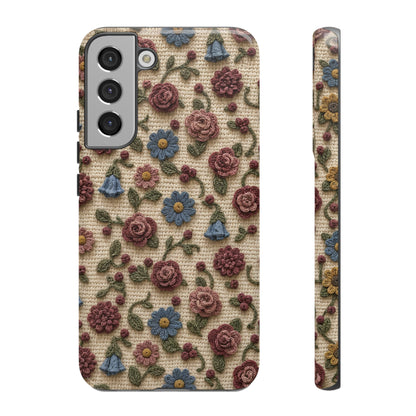 Crochet Flower Garden Tough Case