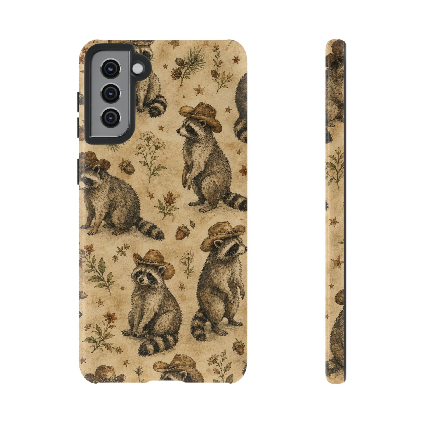 Painted Raccoon Tough Case