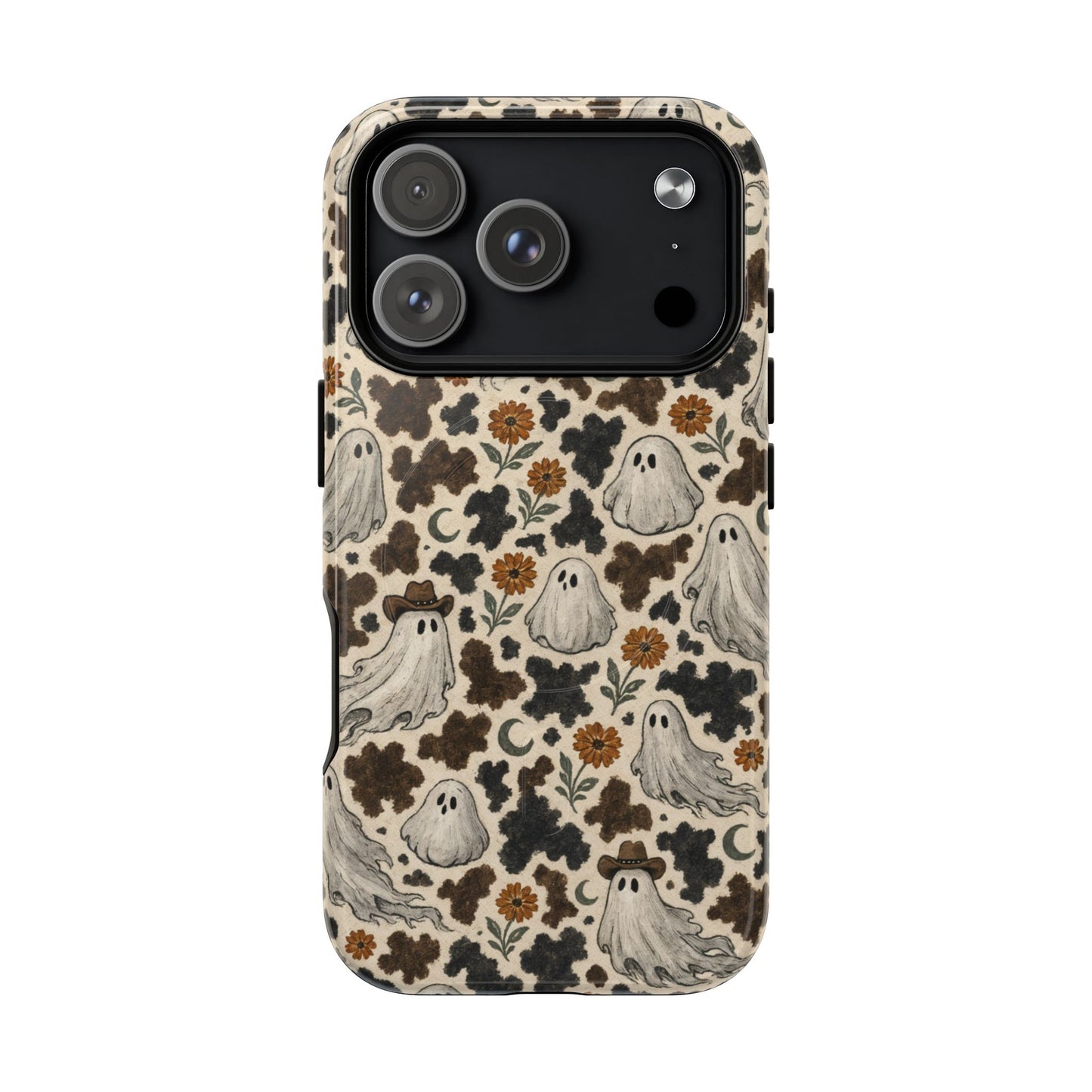 Ghostly Cowhide Magnetic Case