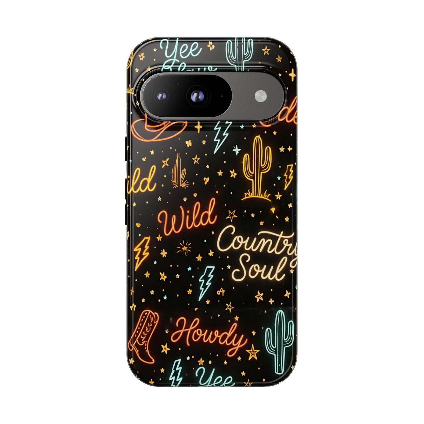 Neon Western Script Tough Case