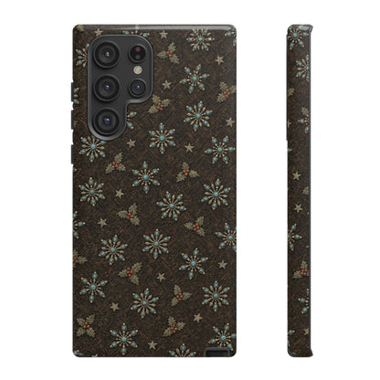 Squash Blossom Snowflakes Tough Case