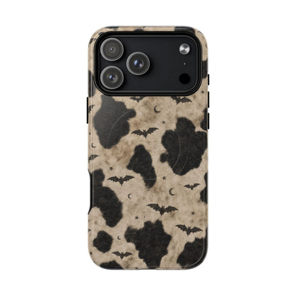 Cowhide Bats Magnetic Case