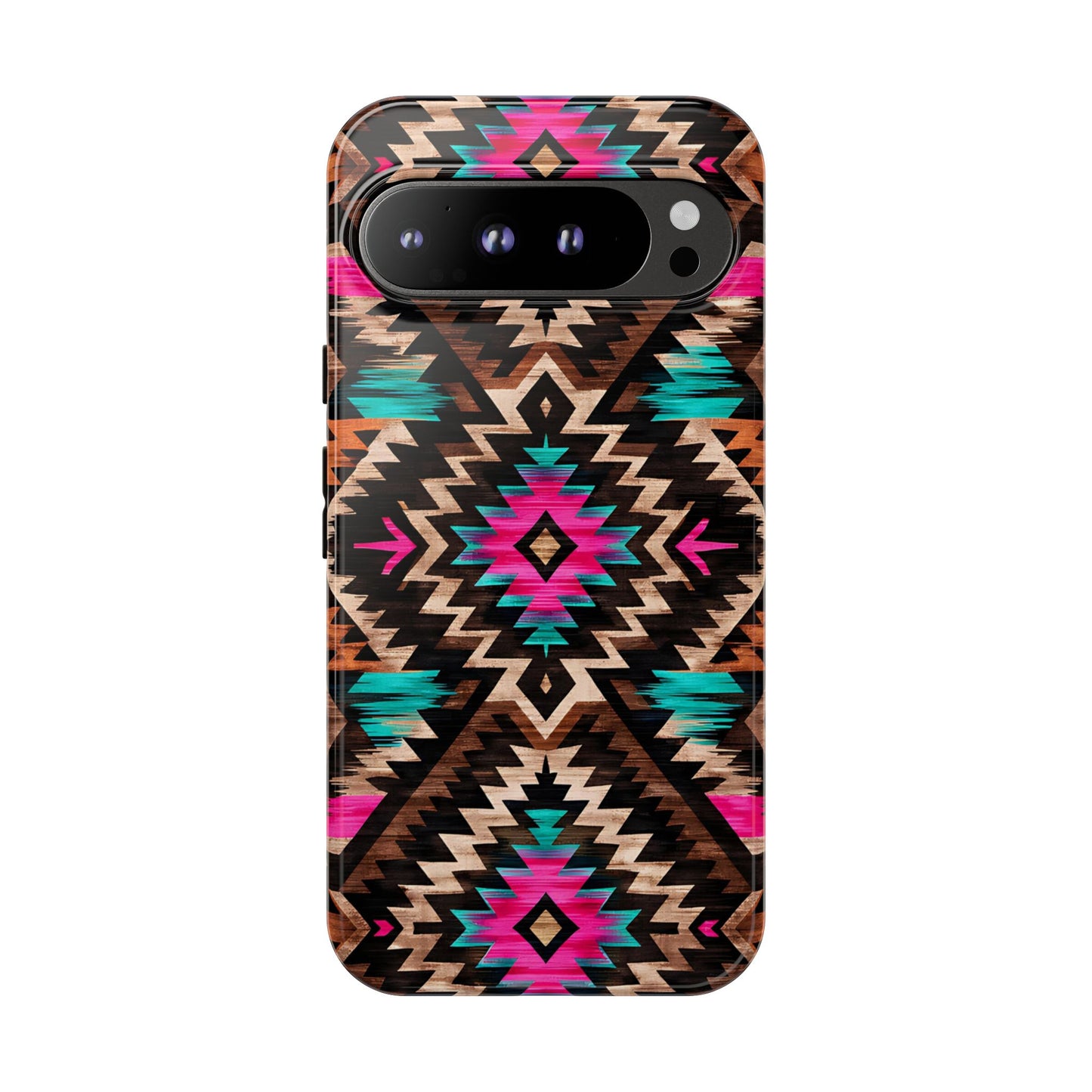Neon Aztec Rug Tough Case