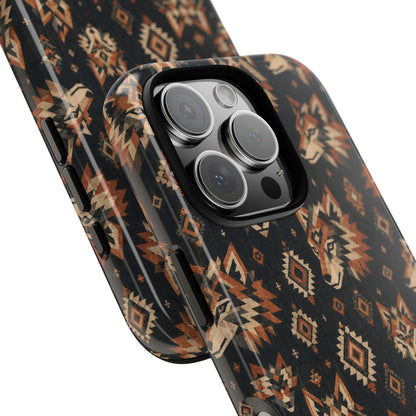 Aztec Wolves Tough Case