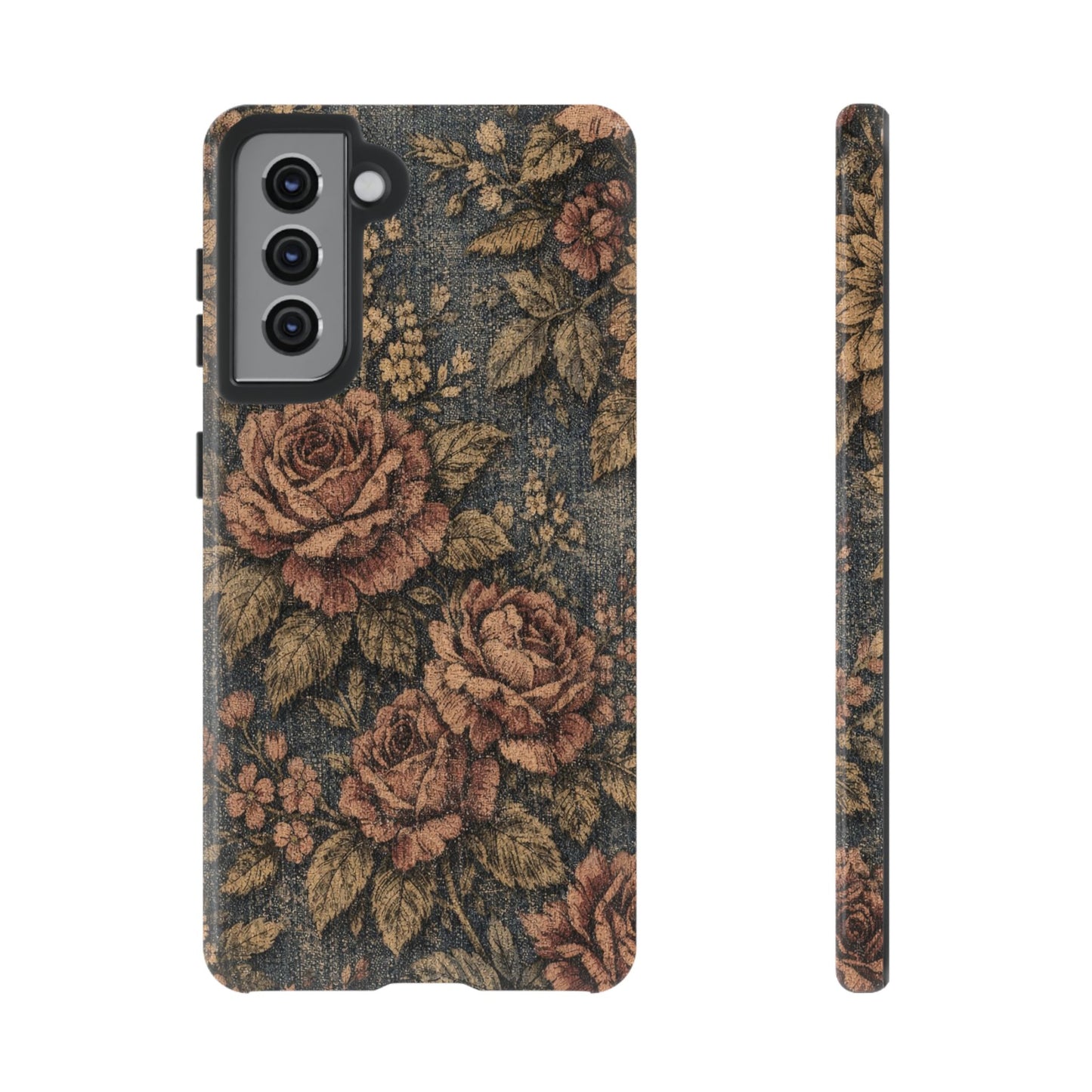 Denim Blooms Tough Case