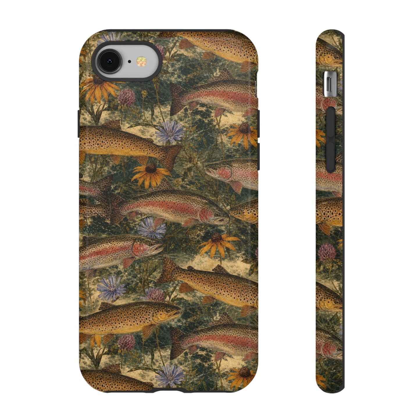 Floral Trout Tough Case