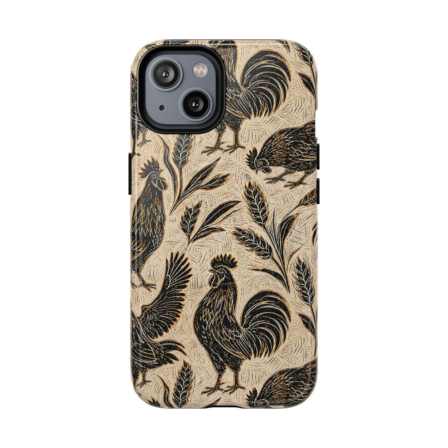Carved Rooster Magnetic Case