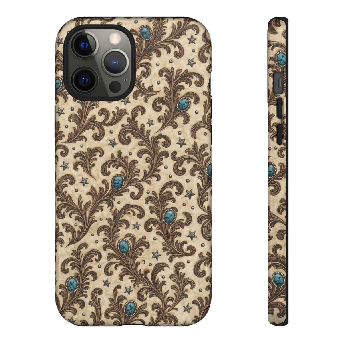 Turquoise Plume Tough Case
