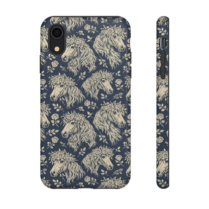 Floral Horses Tough Case
