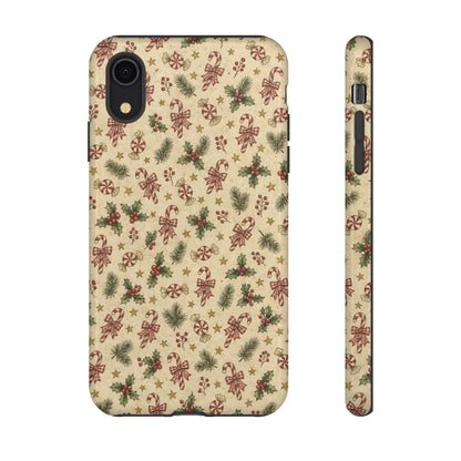Candy Cane Gingham Tough Case