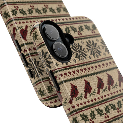 Fair Isle Cardinals Tough Case