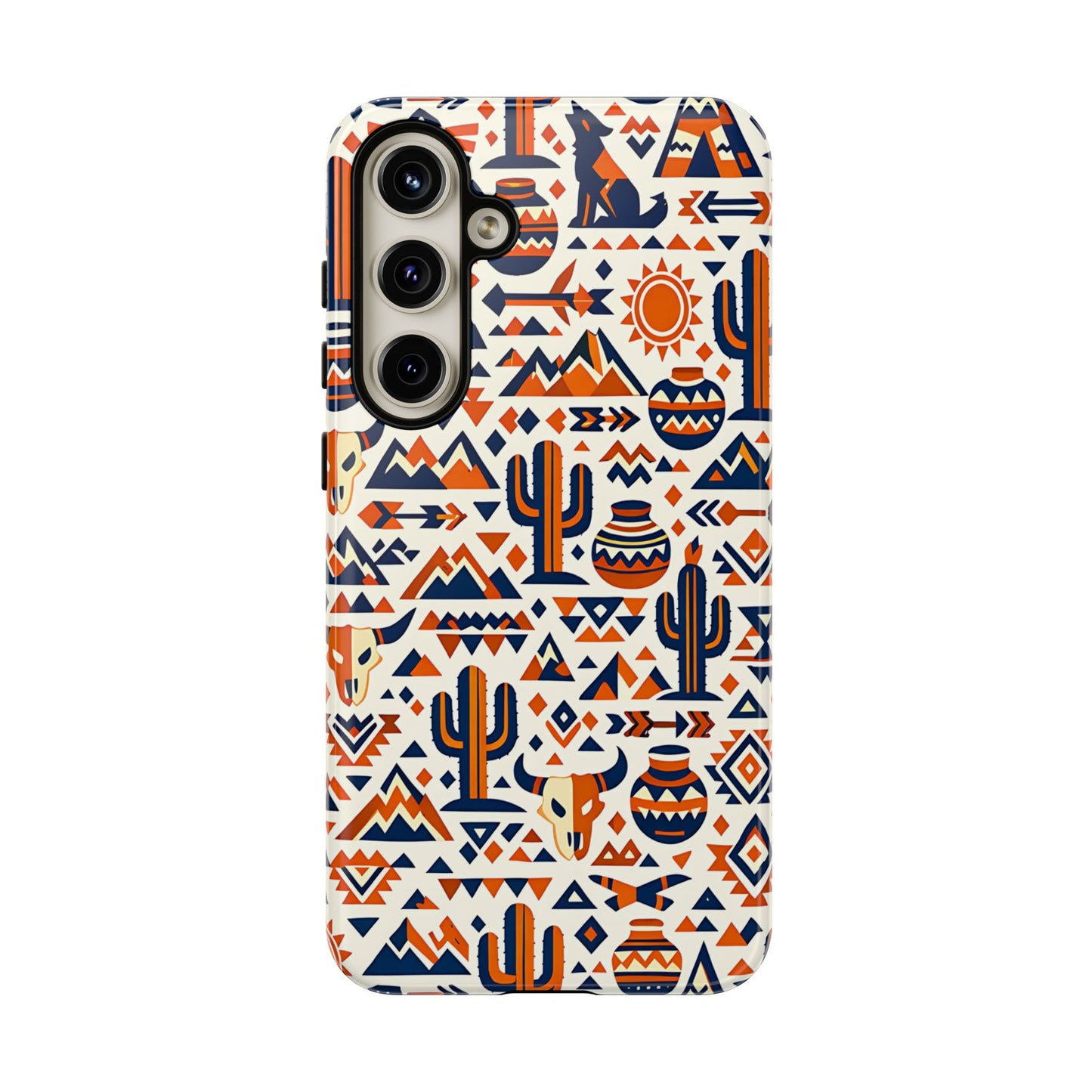 Southwest Tribal Orange Tough Case