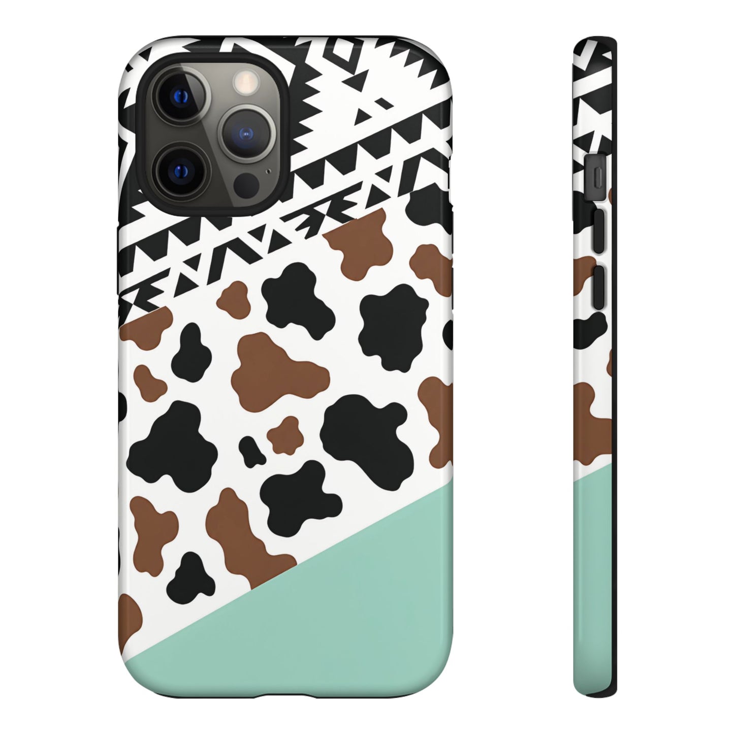 Mint Aztec Cowhide Tough Case