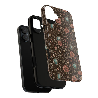 Turquoise Roses Tough Case