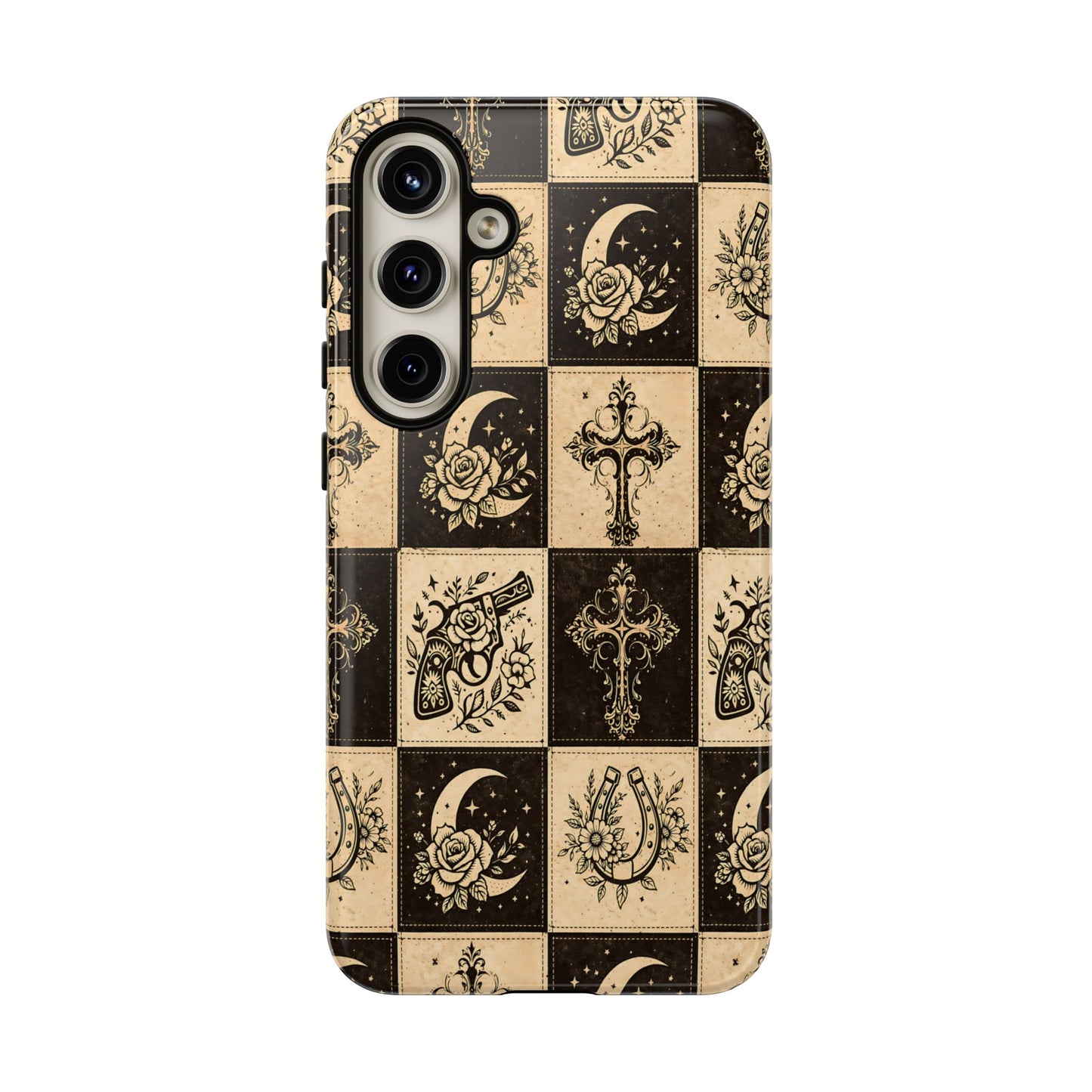 Western Patchwork Icons Tough Case