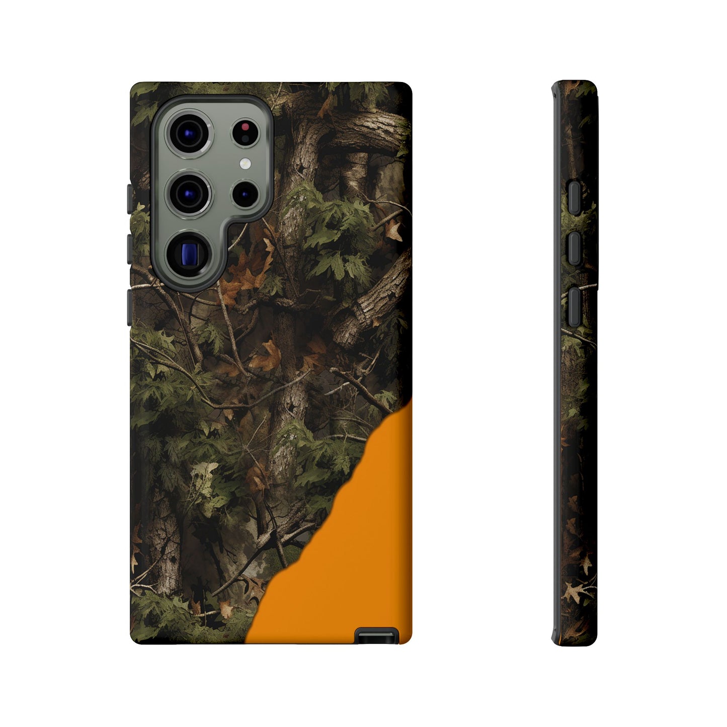 Torn Camo Orange Tough Case