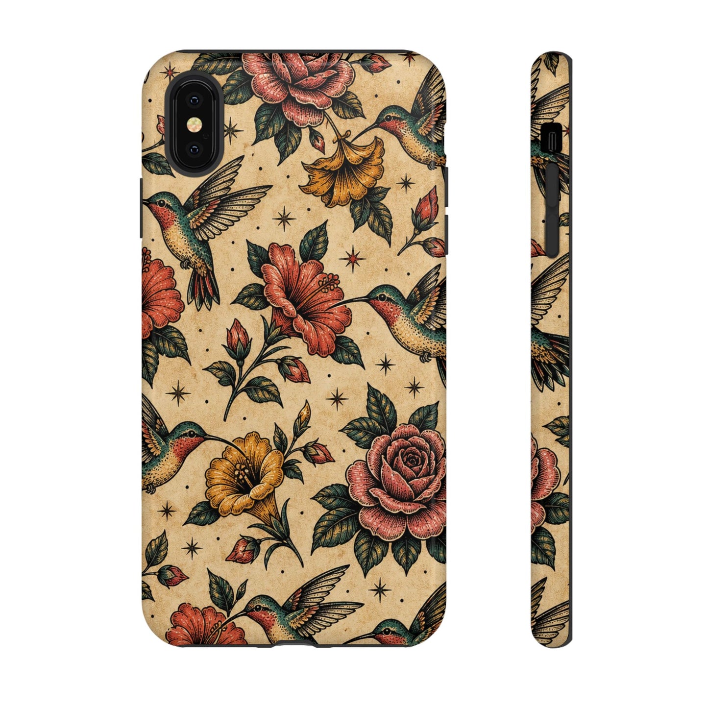 Hummingbird Rose Tough Case