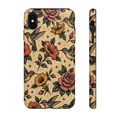 Hummingbird Rose Tough Case