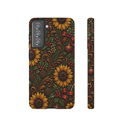 Christmas Sunflowers Tough Case