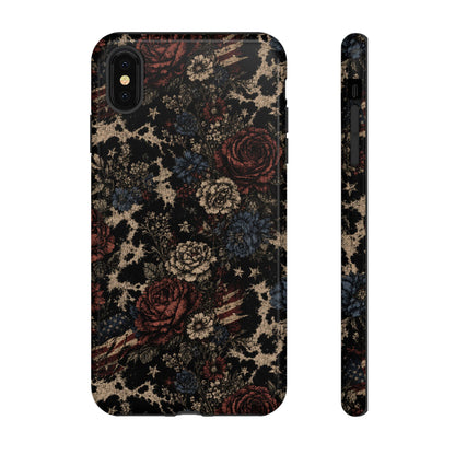USA Cowhide Bloom Tough Case