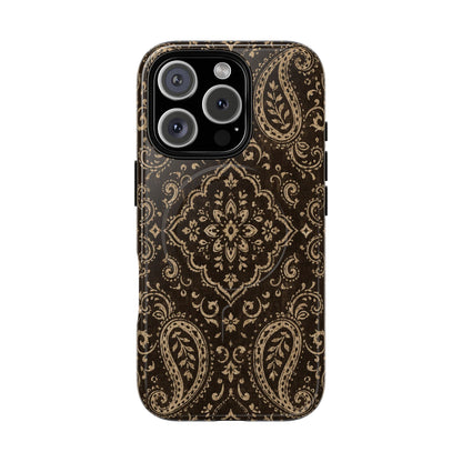 Chocolate Paisley Magnetic Case