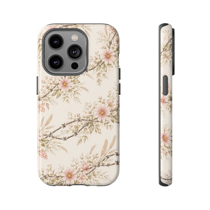 Floral Barbed Wire Tough Case