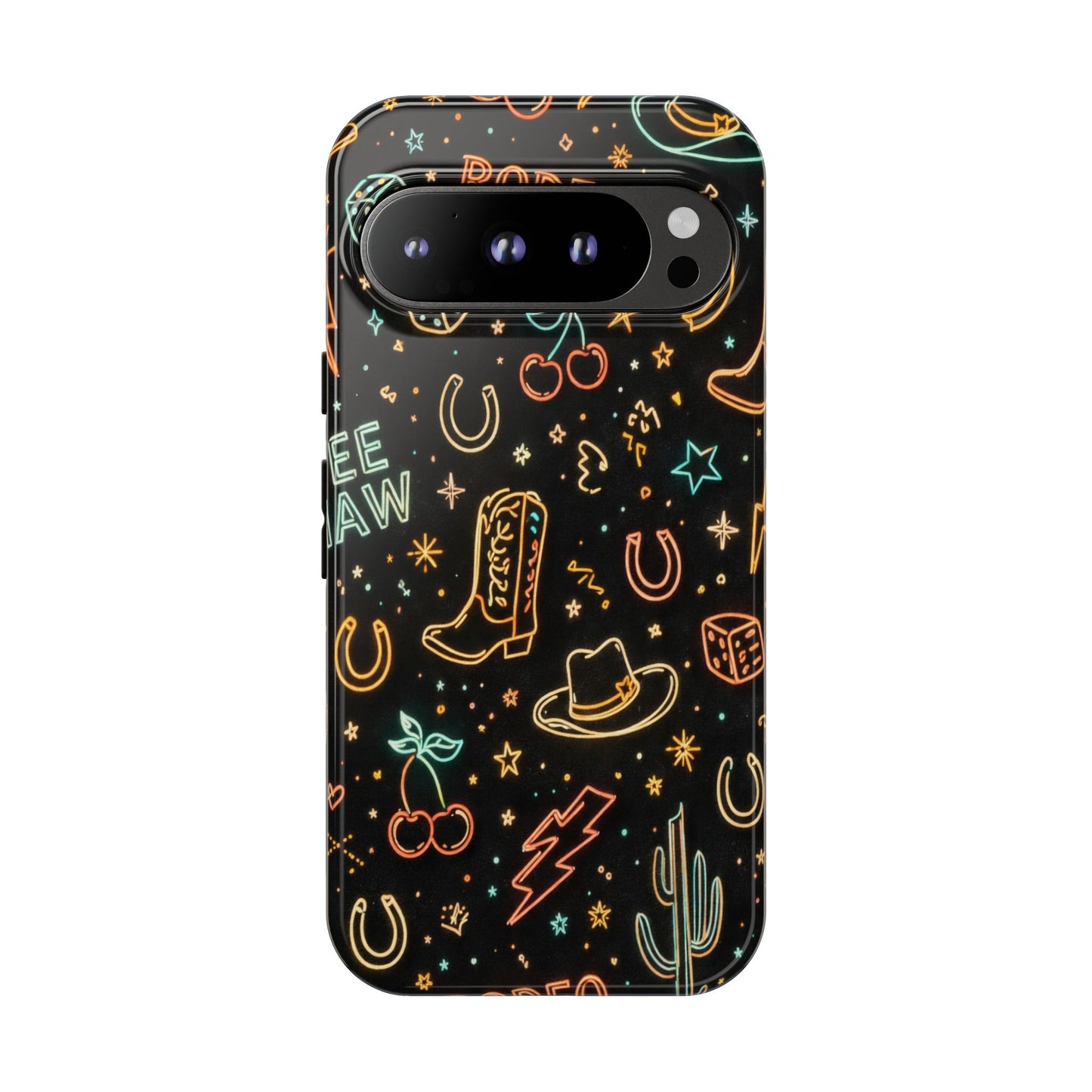 Retro Neon Rodeo Tough Case