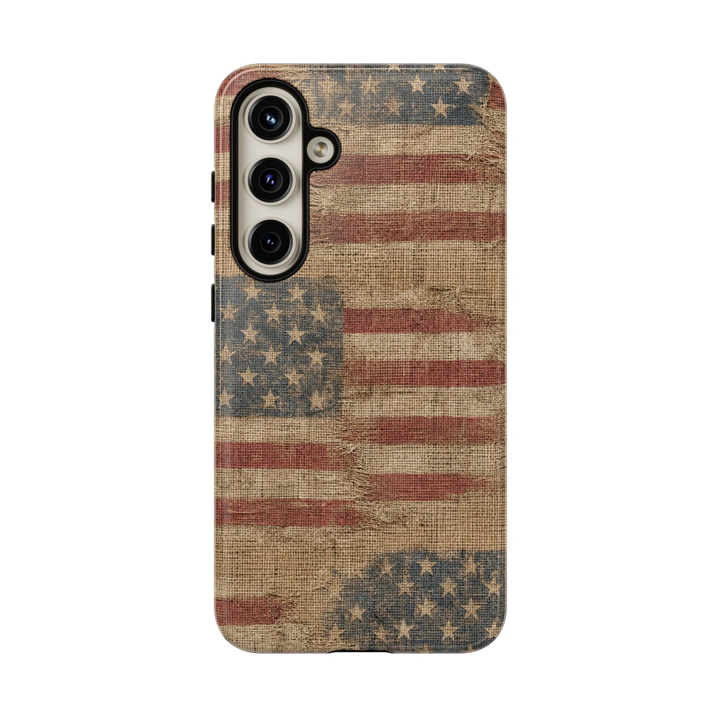 Burlap Flag Tough Case