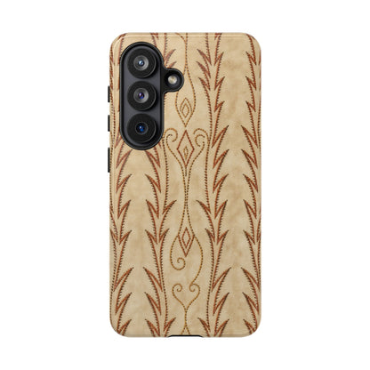 Boot Stitch Cream Tough Case