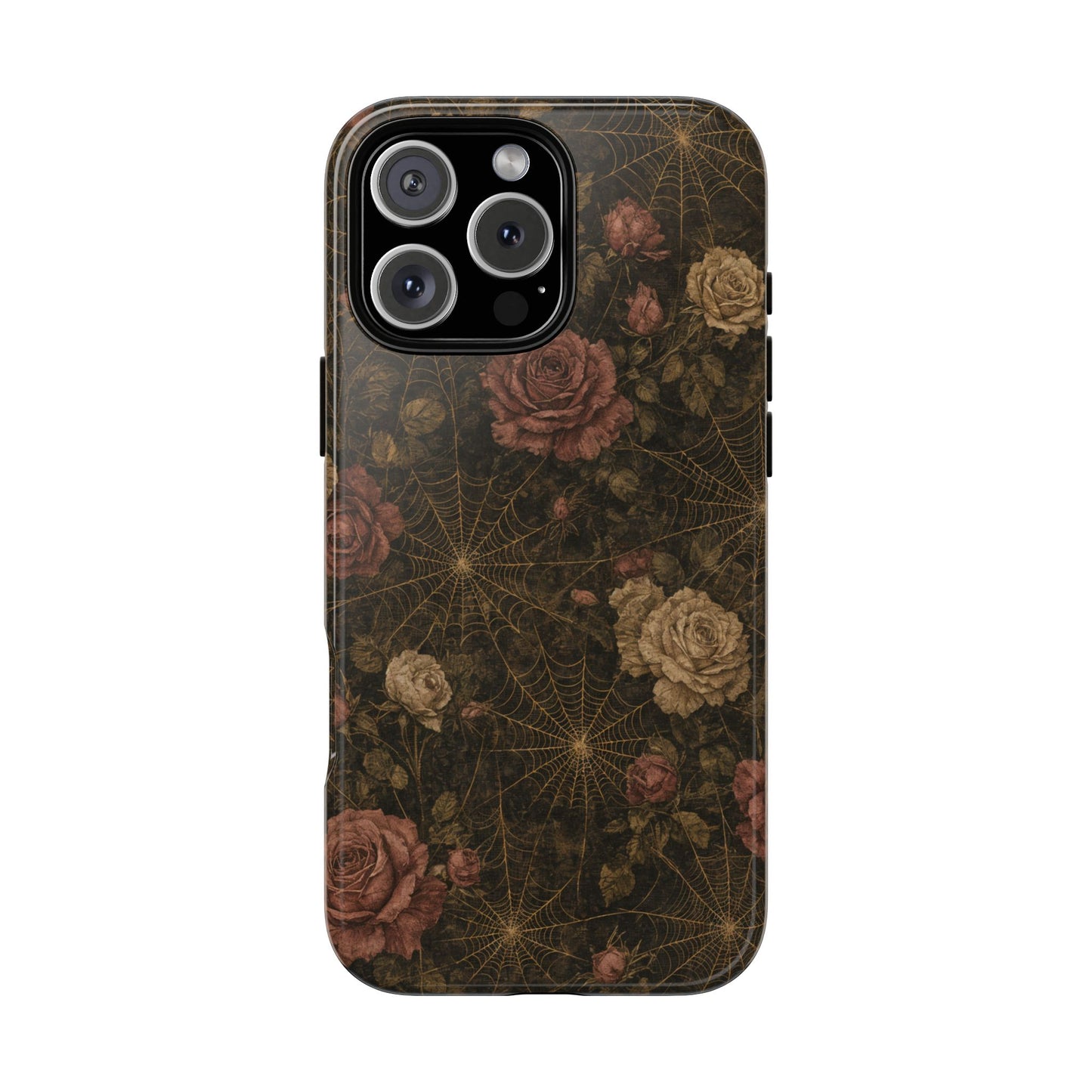 Spiderweb Rose Tough Case