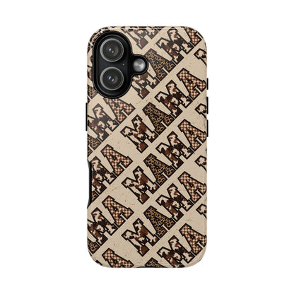 Grunge Cowhide Mama Tough Case