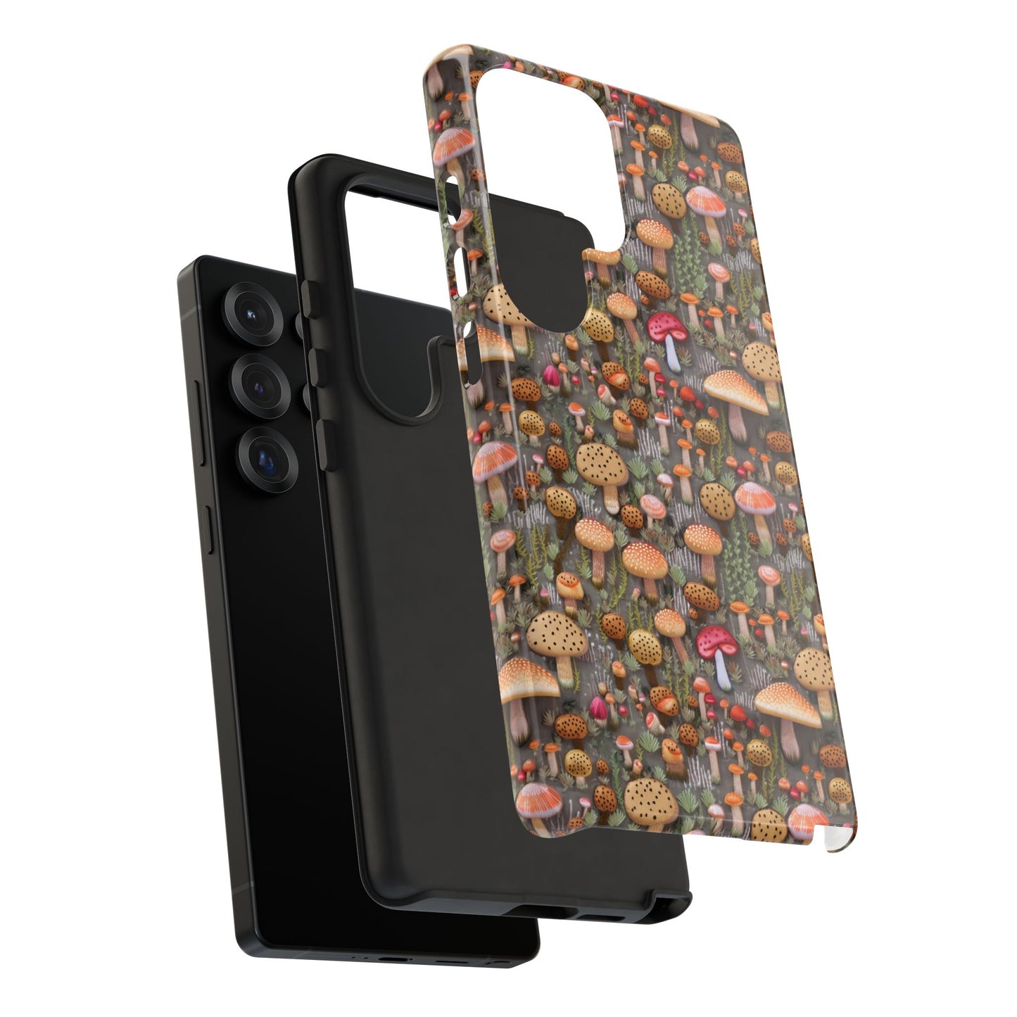 Pink Mushroom Tough Phone Case