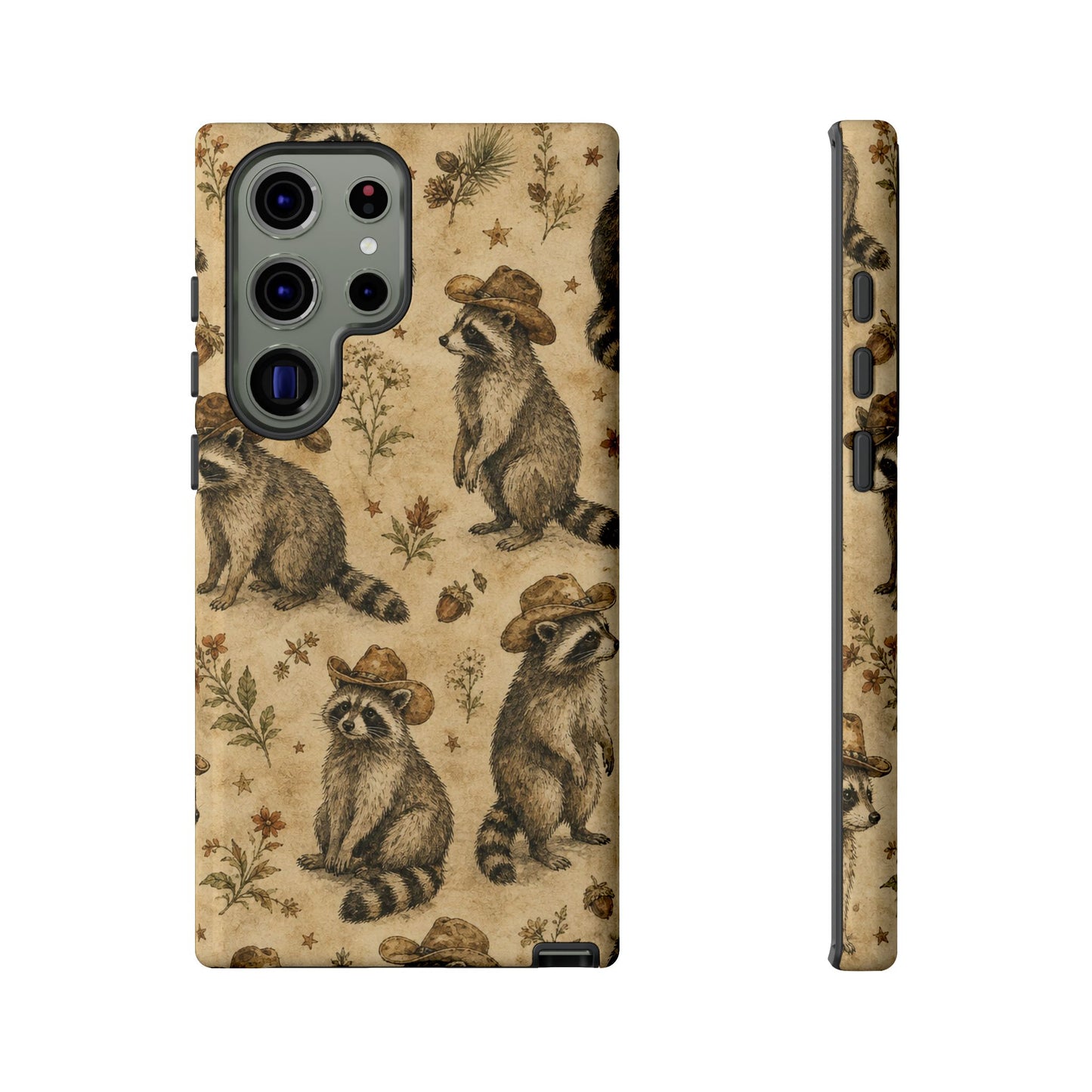 Painted Raccoon Tough Case