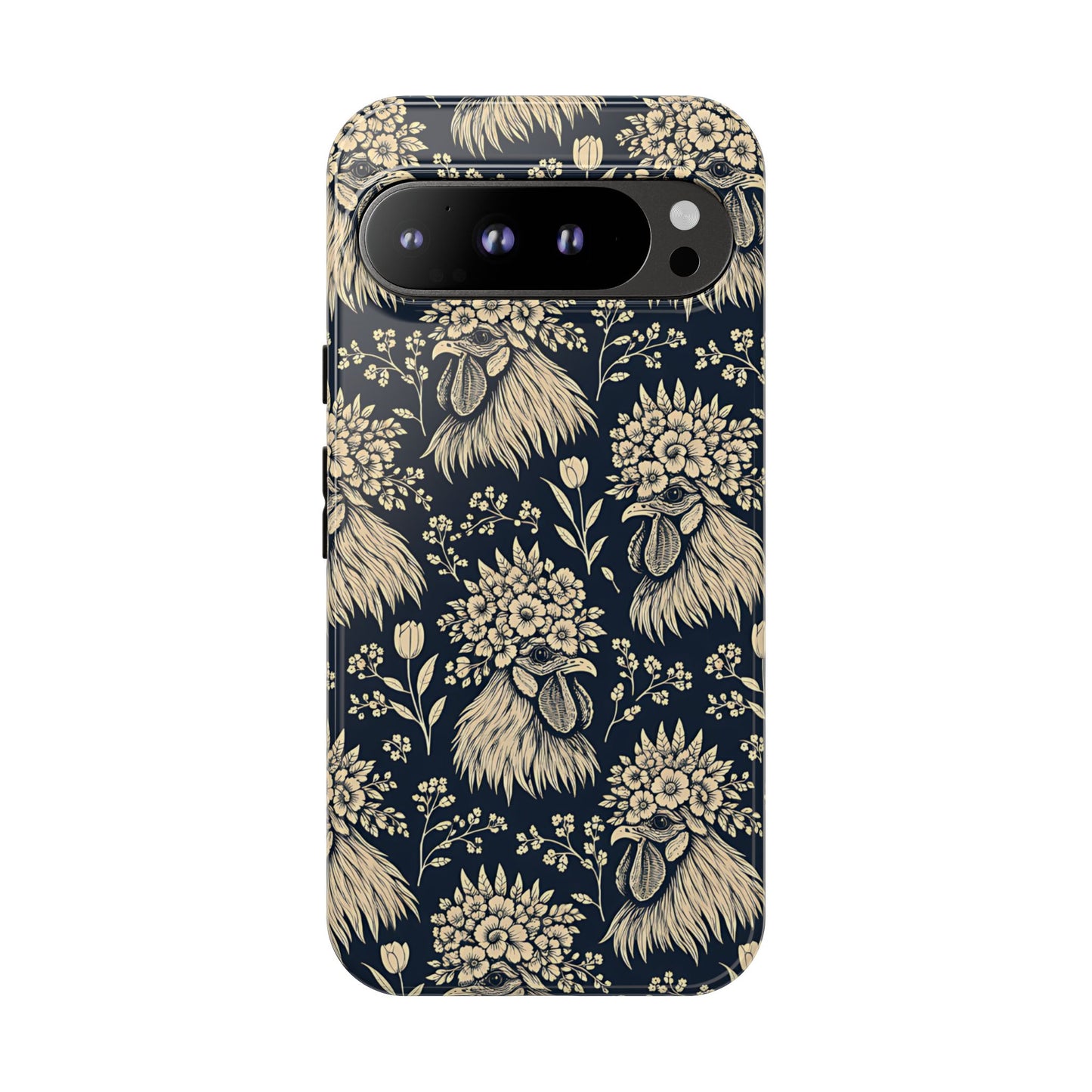 Floral Rooster Tough Case