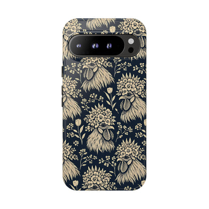 Floral Rooster Tough Case