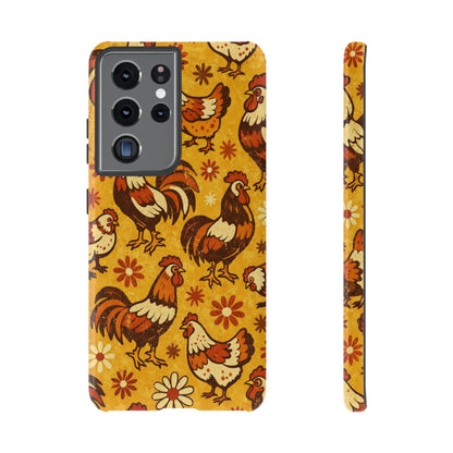 Retro Chickens Tough Case