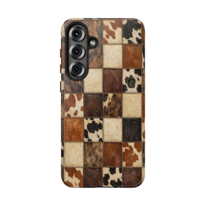Cowhide Quilt Tough Case