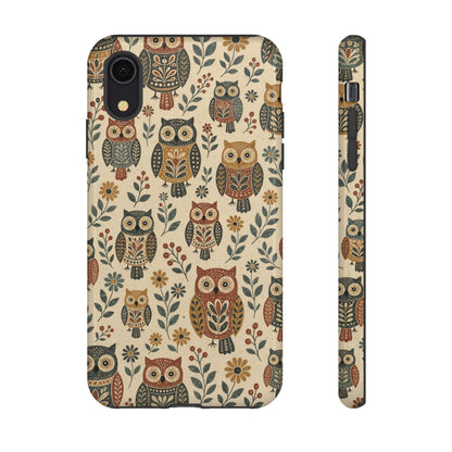 Folk Owls Tough Case
