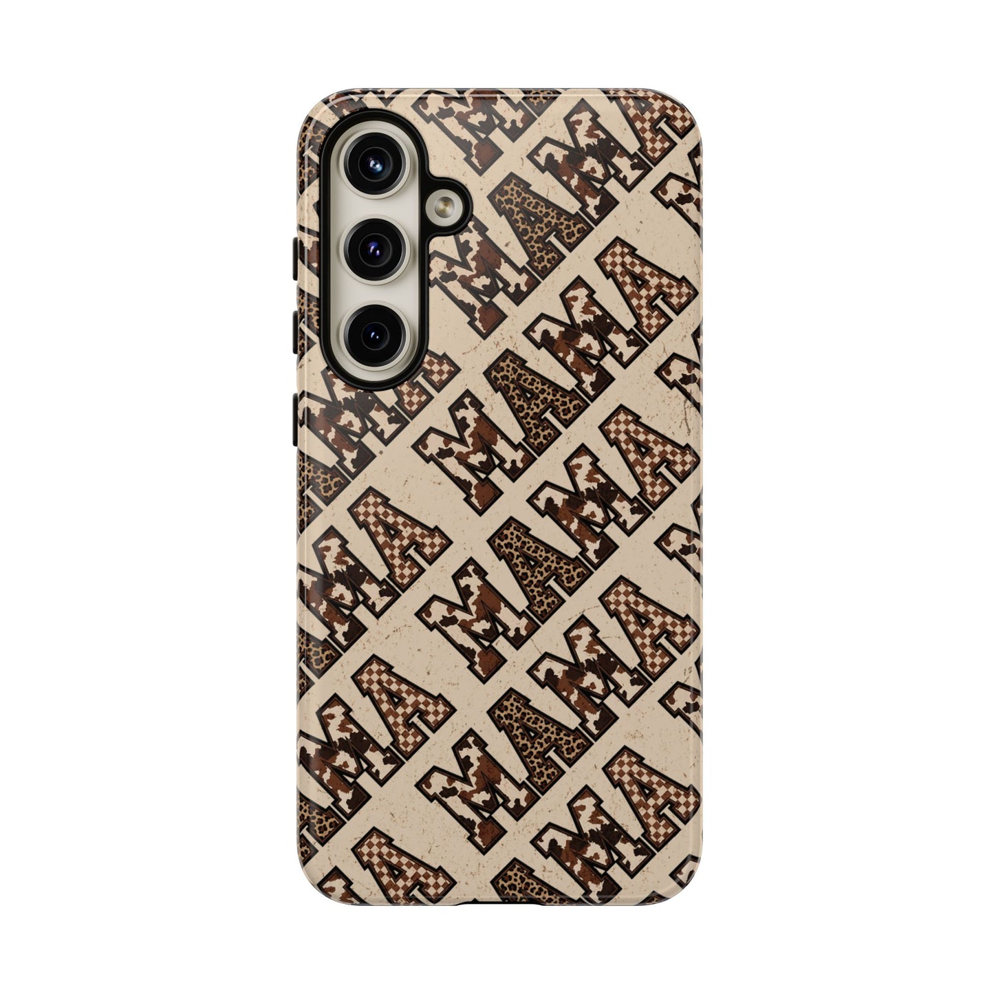 Grunge Cowhide Mama Tough Case