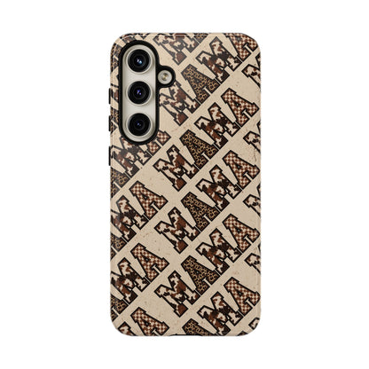 Grunge Cowhide Mama Tough Case