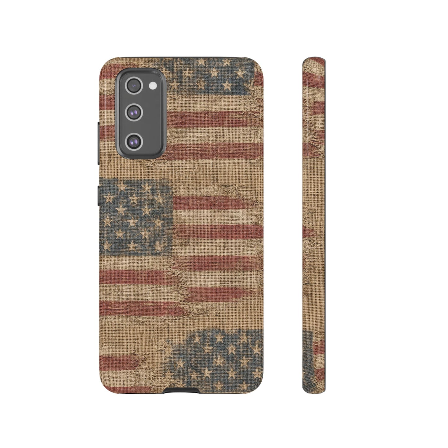 Burlap Flag Tough Case