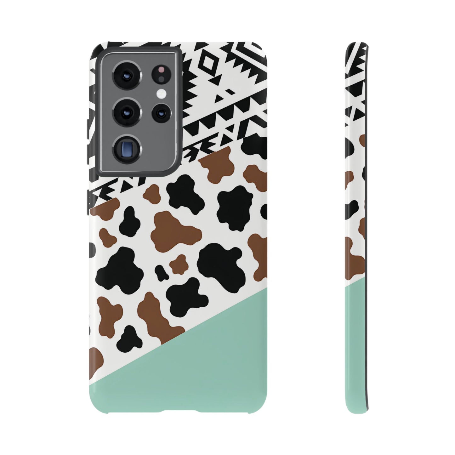 Mint Aztec Cowhide Tough Case